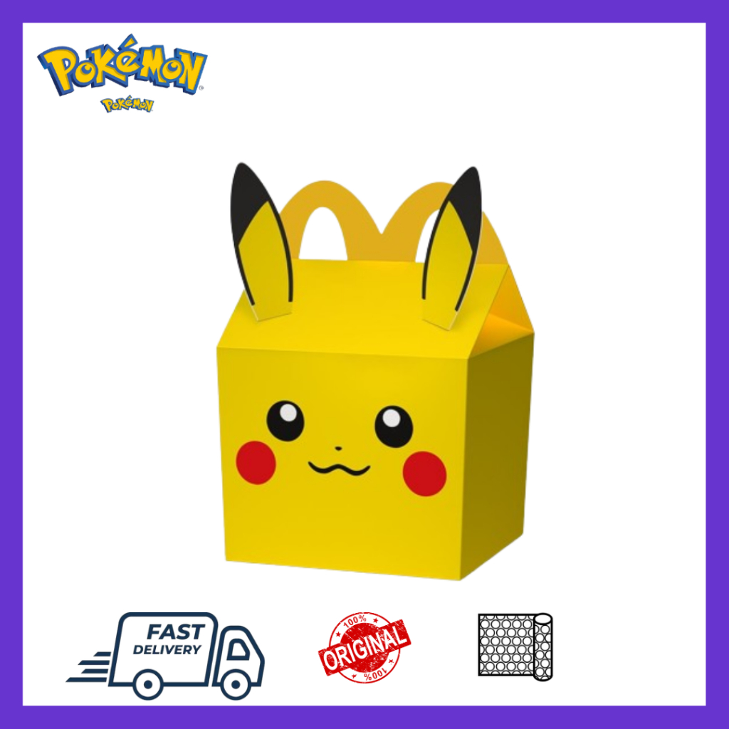 McDonad Pokemon Pikachu Paper Box | Shopee Malaysia