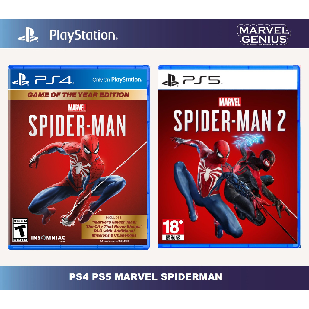 PS5 GAME MARVEL SPIDERMAN 2 I MARVEL's SPIDER-MAN 2 PS4 SPIDERMAN GAME ...