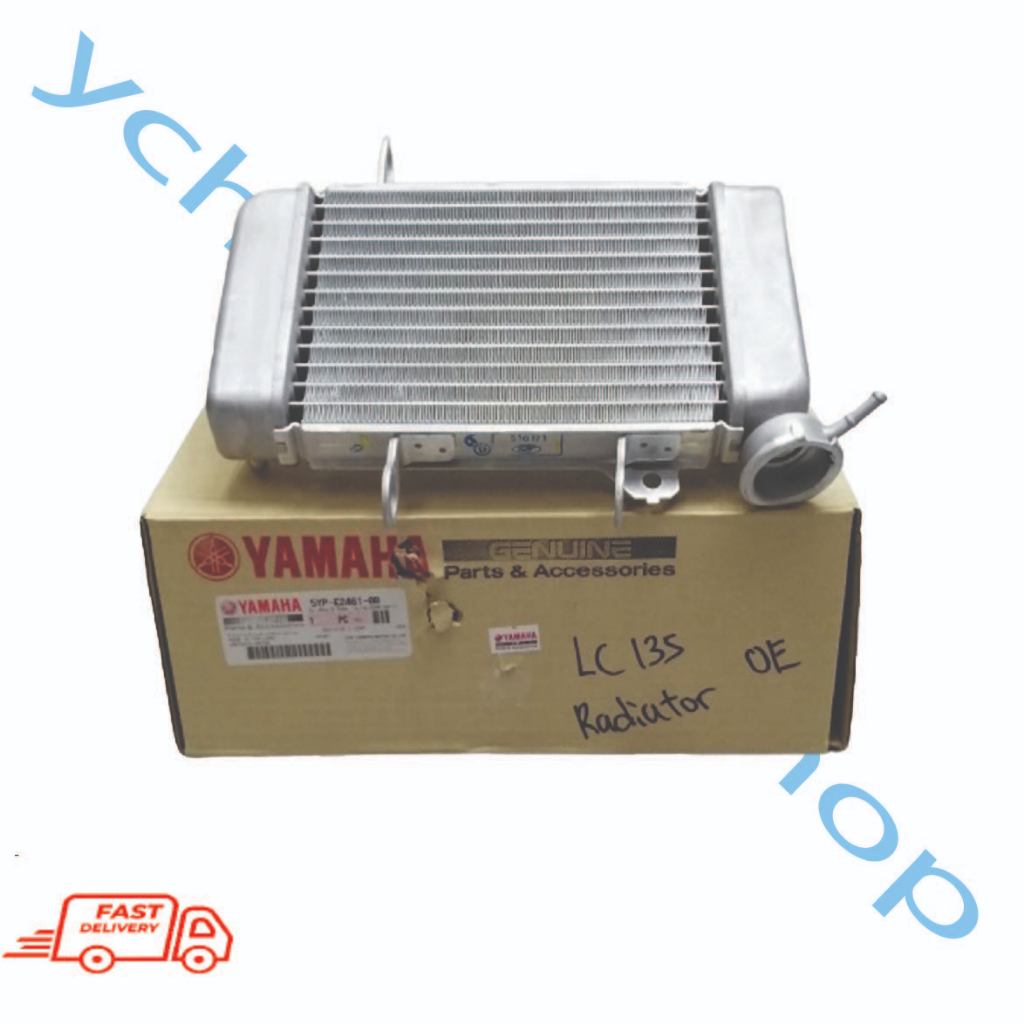 YAMAHA LC 135 100% ORIGINAL RADIATOR ASSY COOLANT TANK WATER TANK ...