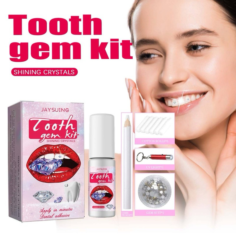 JAYSUING TOOTH GEM KIT kristal berkilat peng…