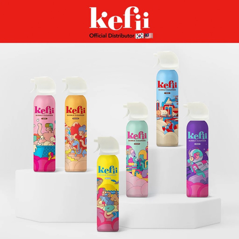 Kefii Bubble Cleanser Kids bath Bathtime Korean toy Sensory