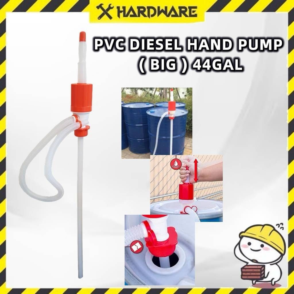 44GAL PVC HAND OIL SUCTION PUMP PVC OIL PUMP BEST USE FOR 44GALLON BARREL / PENYEDUT PAM MINYAK
