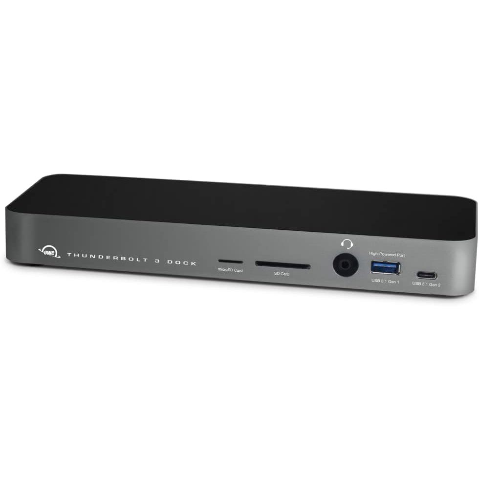 OWC 14-in-1 Thunderbolt 3 Dock (85W PD 2x Thunderbolt 3 USB 3.2 GbE LAN ...