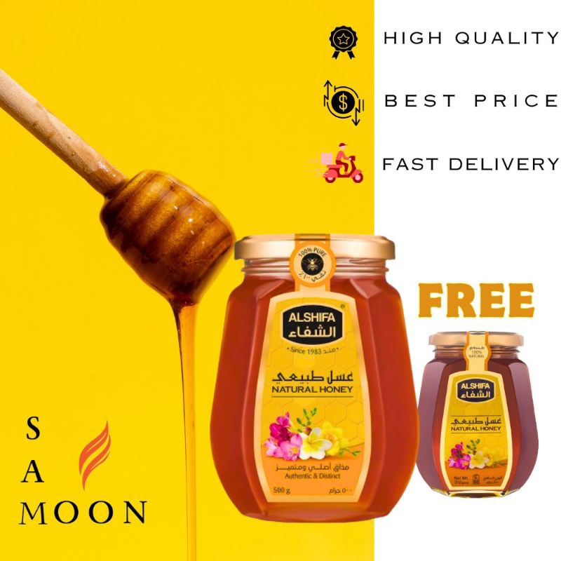 Madu Asli Al Shifa Alshifa Natural Honey 500 G 125 G For Free Madu Asli Shopee Malaysia