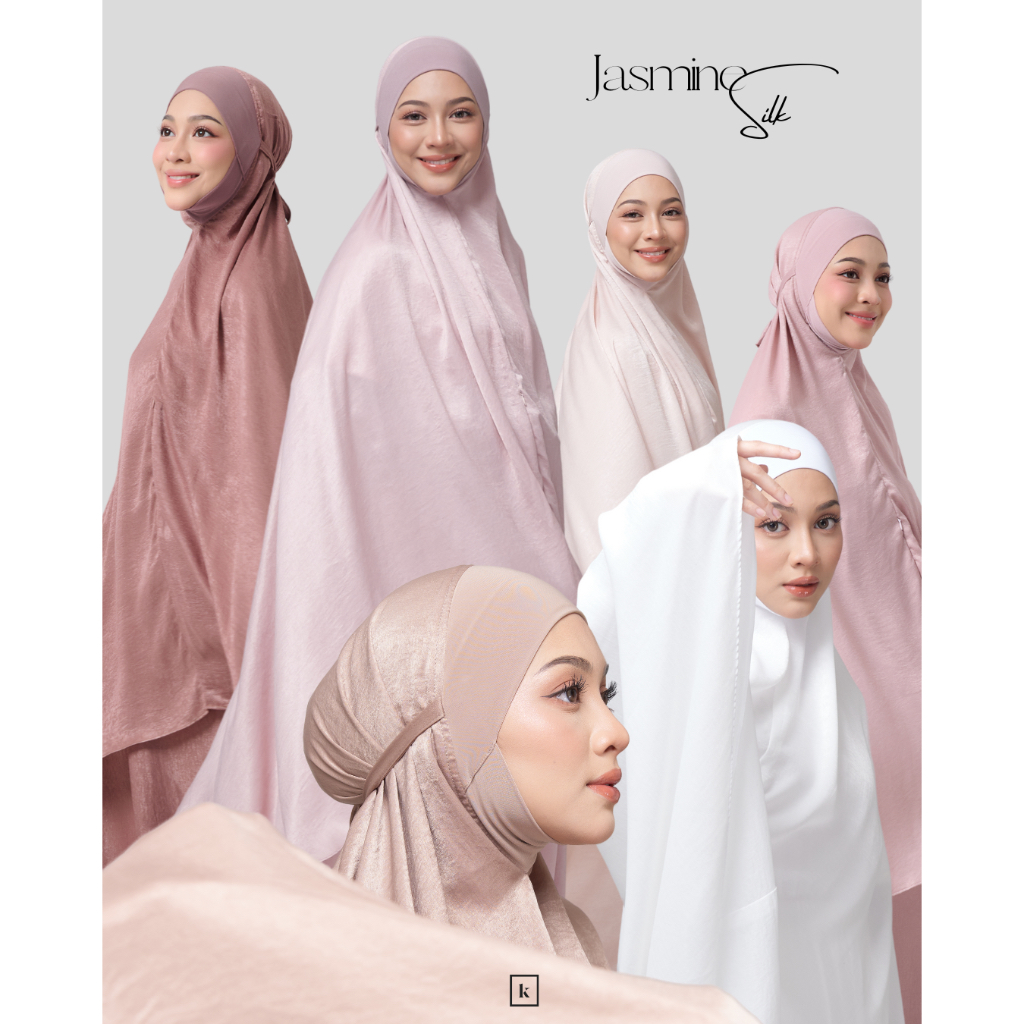 JASMINE SILK PREMIUM TELEKUNG SILK | Shopee Malaysia