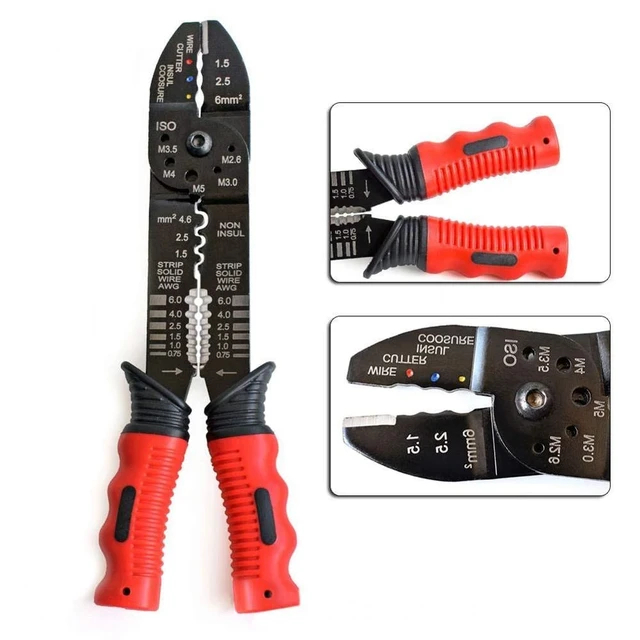 MKR FS-051 Multi-functional crimping pliers terminals crimping tools ...