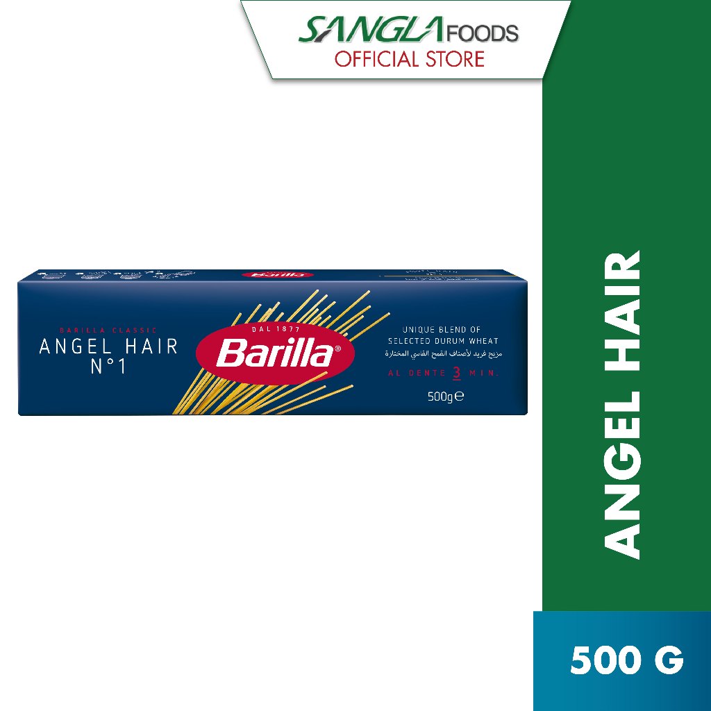 Barilla Angel Hair Pasta (500g) Halal Certified | Shopee Malaysia