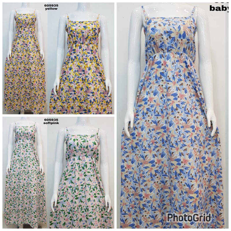 🔥READY STOCK🔥(D) Dress Viral, Dress floral , dress mengandung , dress