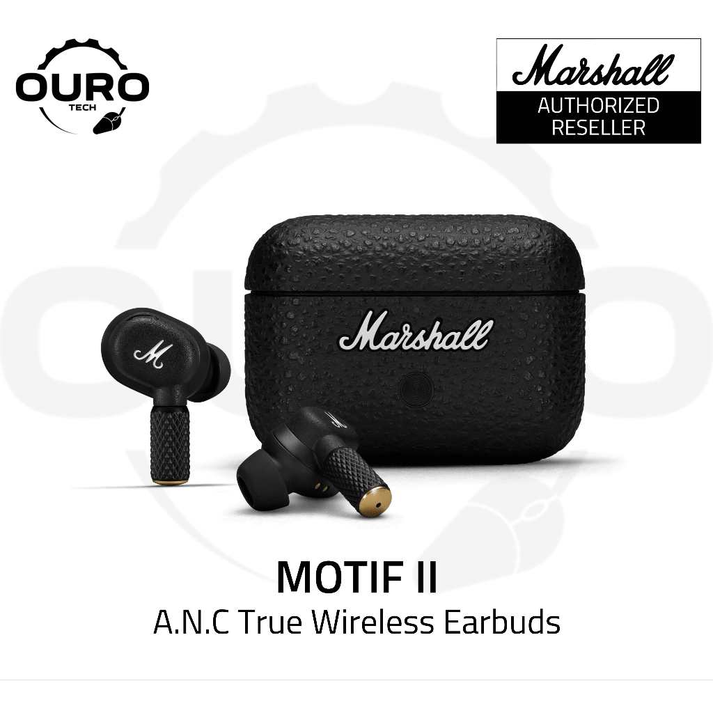 Cuffie Bluetooth Marshall Motif ANC, Cancellazione Attiva Del Rumore, True Wireless