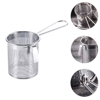 1pc 304 Stainless Steel Hanging Hot Pot Ladle For Noodles, French Fries,  Frying Basket