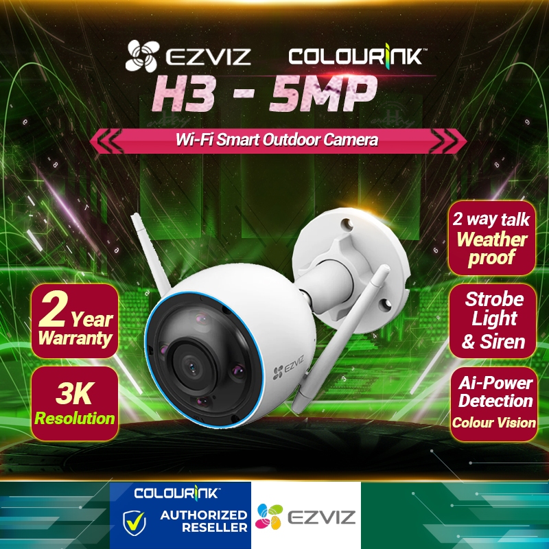 EZVIZ H3 3K - Wi-Fi Smart Home Camera