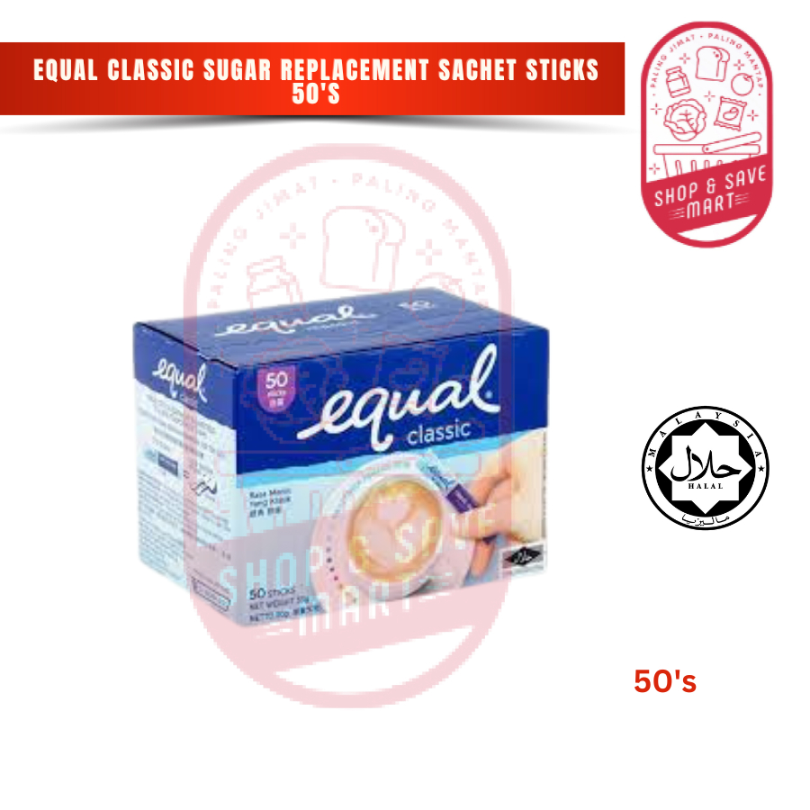 Equal Classic Zero Calories Healthy Sugar Sachet Sticks Equal Gula