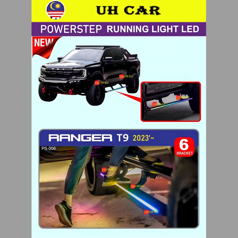 (AUTO) RGB Ford Ranger T6 T7 T8 T9 XL XLT XLT PLUS WILDTRAK Auto Side ...