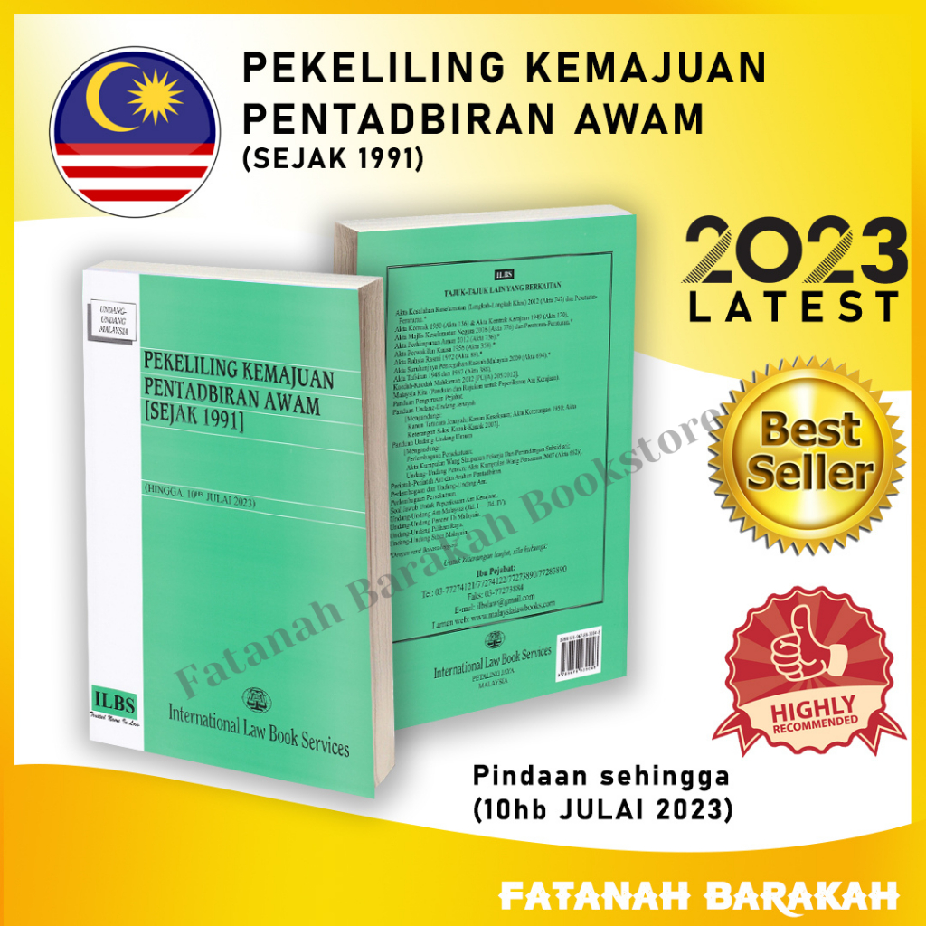 Pekeliling Kemajuan Pentadbiran Awam [Sejak 1991] [Hingga 10hb Julai ...