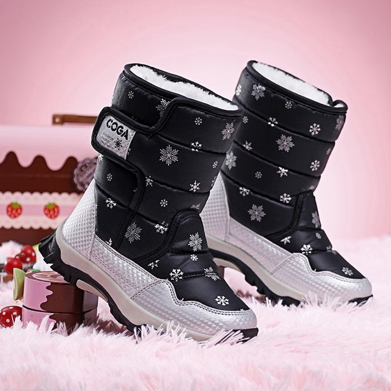 Children Waterproof Winter 2024 Boots Boys Girls Little Kids Snow Boots