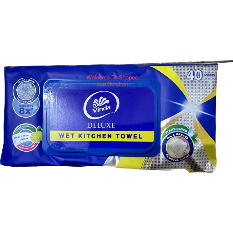 Vinda Deluxe Wet Kitchen Towel 40’s Shopee Malaysia