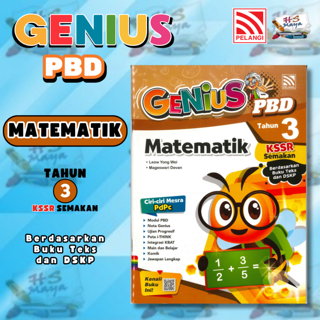 Buku Latihan Genius Pbd Matematik Tahun Kssr Semakan Penerbitan Pelangi Shopee Malaysia