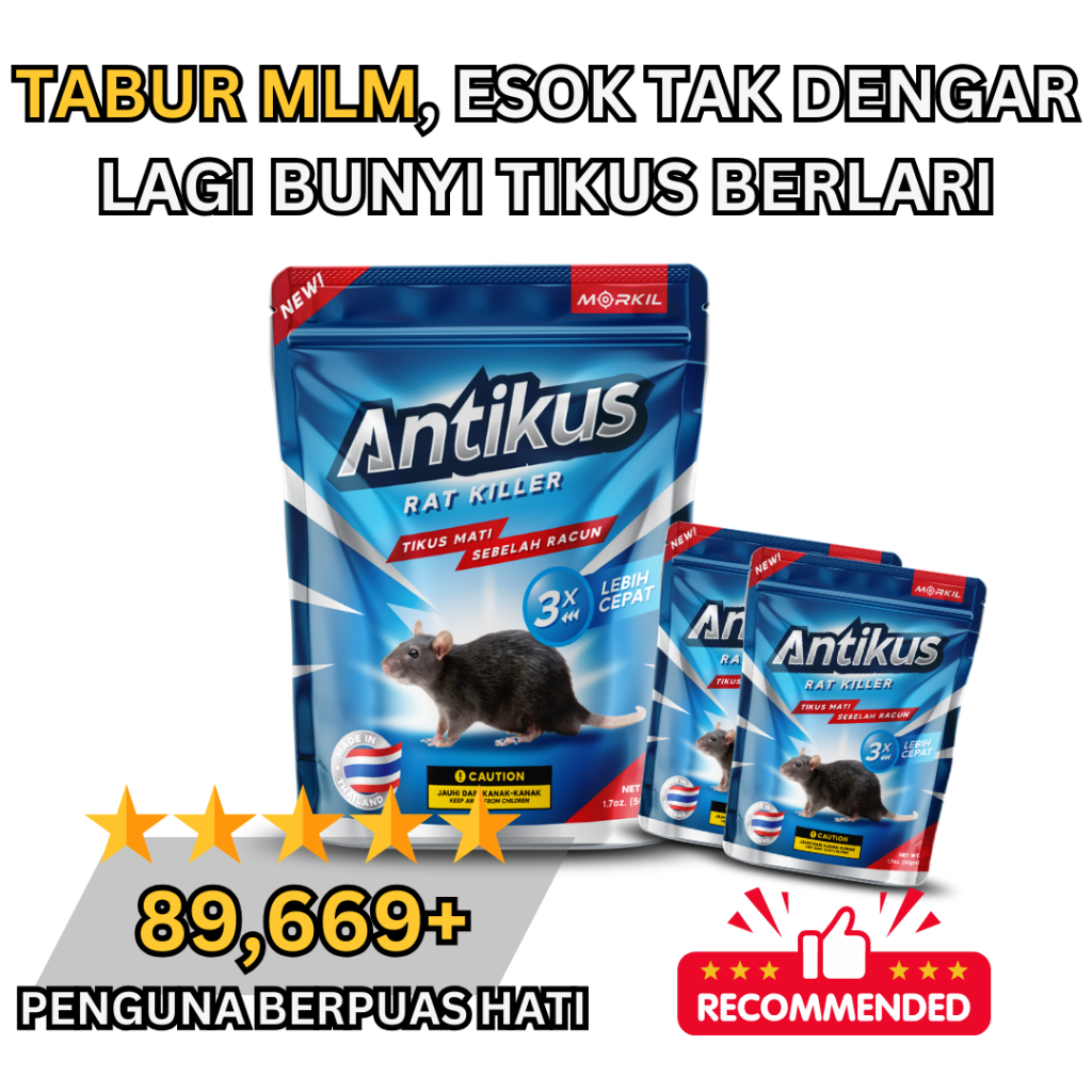 Penghapus Tikus 50g Rat Poison Tikus -Antikus | Shopee Malaysia