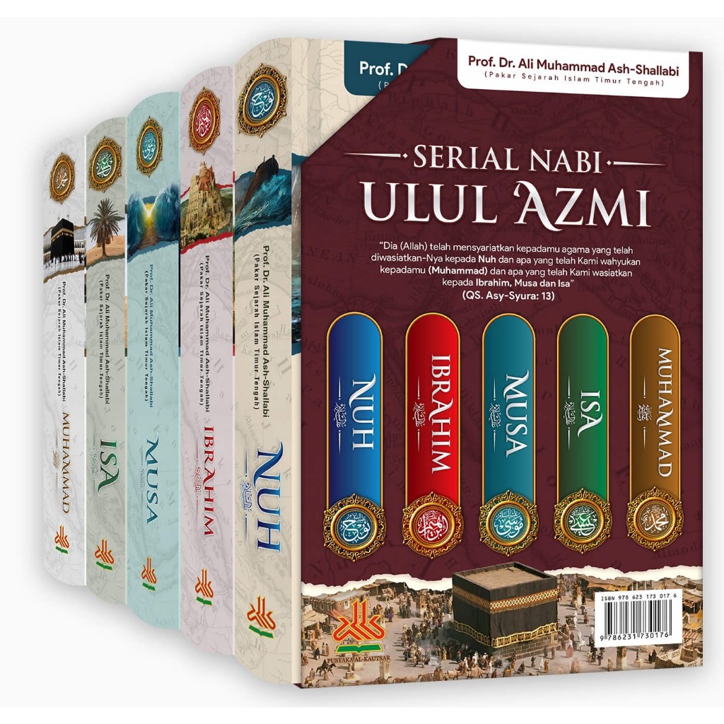 Siri Serial 5 Nabi Ulul Azmi 5 Jilid (Nuh, Ibrahim, Musa, Isa, Muhammad ...