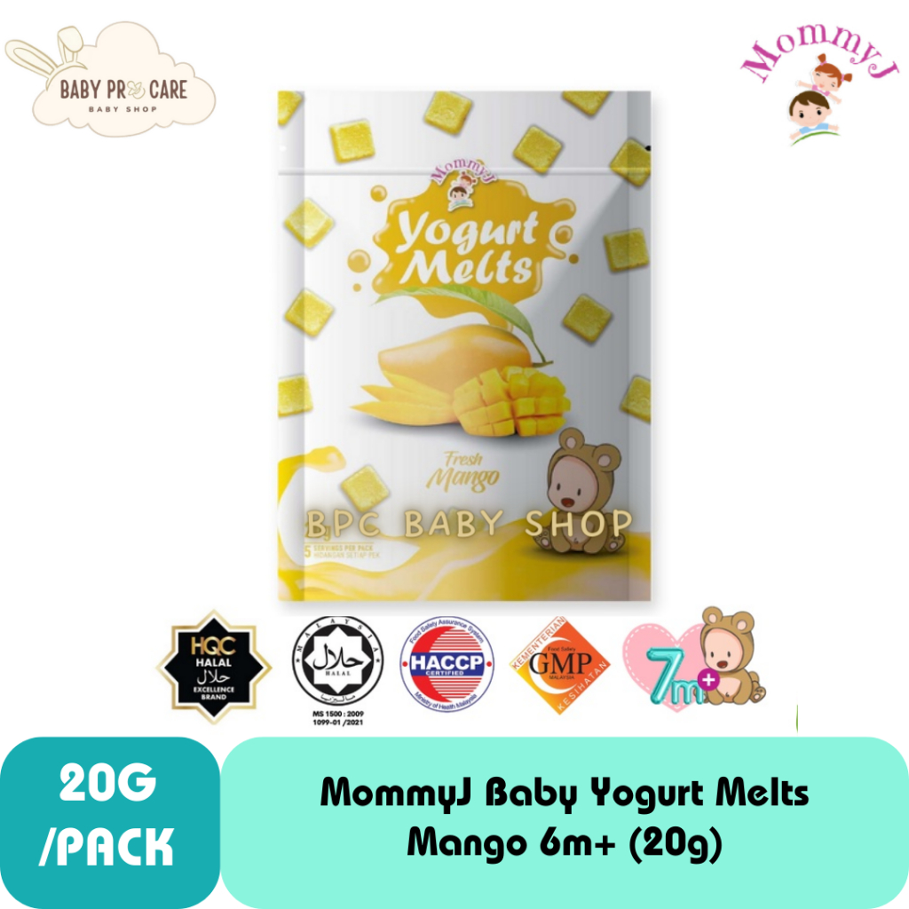 MommyJ Baby Yogurt Melts Dragon Fruits/ Mango 6m+ (20g) Shopee Malaysia