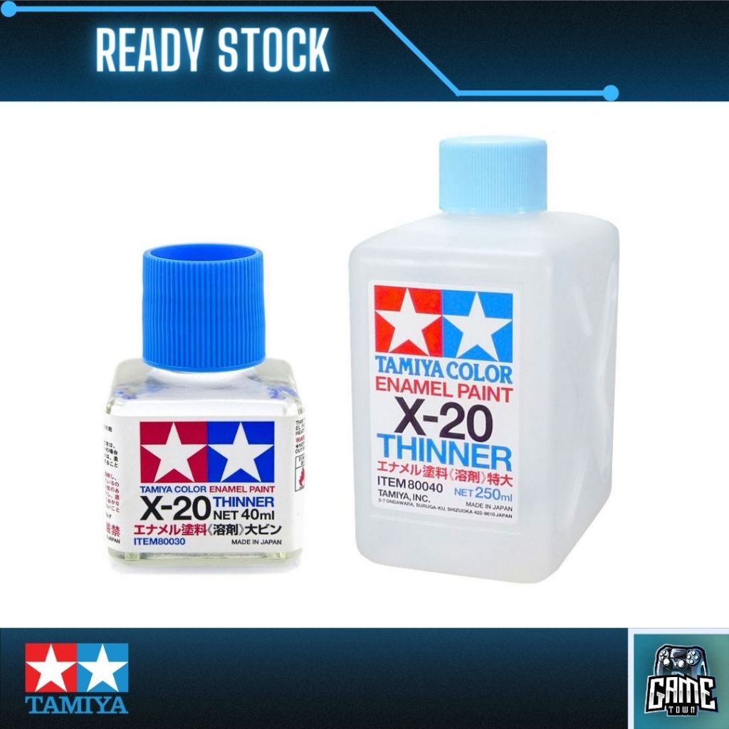 Tamiya Color Enamel Paint X20 Thinner 40ml / 250ml Shopee Malaysia