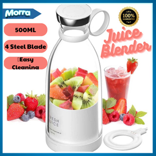 Portable Electric Mini Blender 500ML Type-C Rechargeable Fruit Mixers Juice  Maker Machine Multifunction for Home Travel Sports