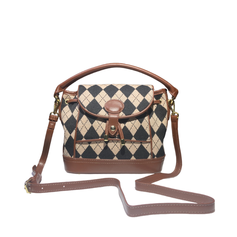 Checkered sling bag hot sale