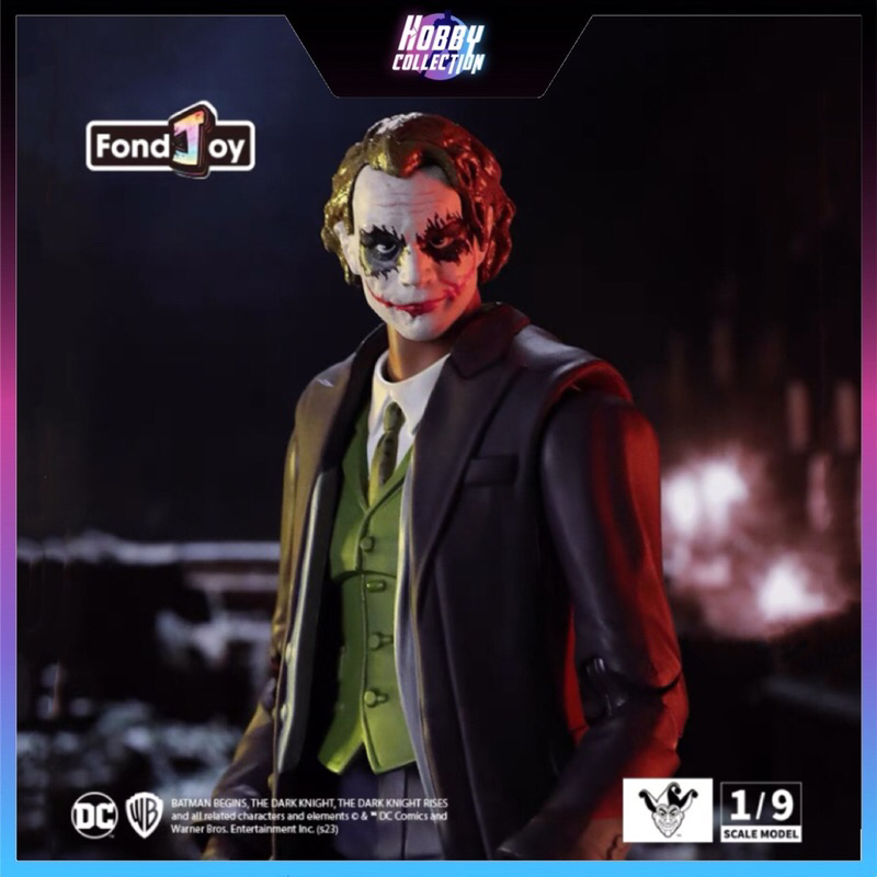 Joker Dark Knight Action Figures Original DC Fondjoy 1/9 Scale Joker ...