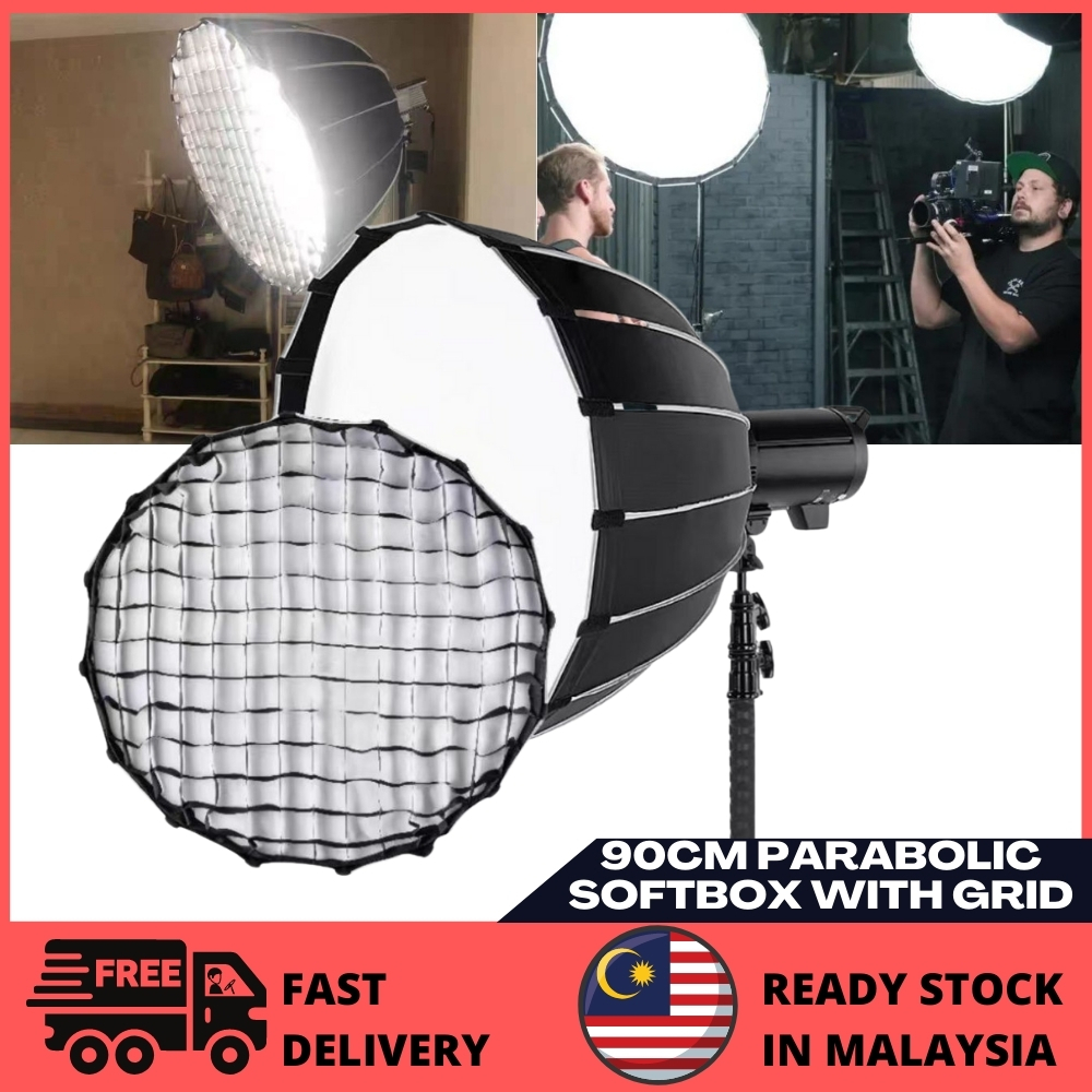PROOCAM OG90 Octabox Softbox DOME Deep Parabolic Grid (Bowen