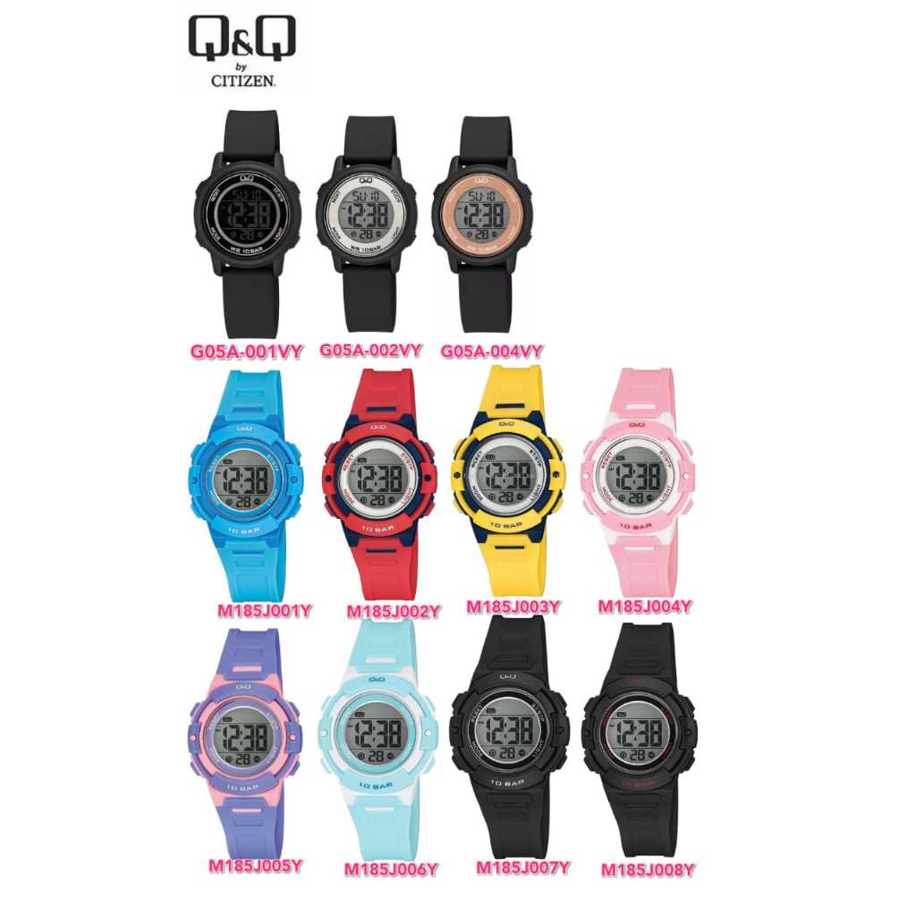 Q&Q By Citizen Kid's watch With Stopwatch Alarm Calendar M185 / G05A