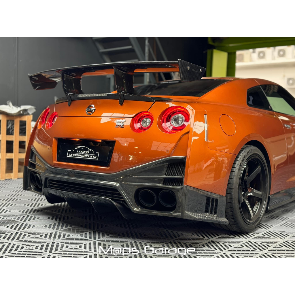 Nissan Skyline GTR R35 carbon diffuser LB design | Shopee Malaysia