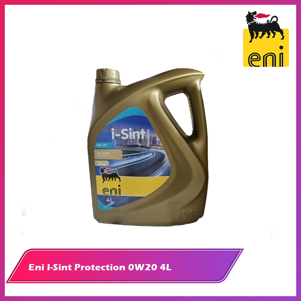 Eni i-Sint Protection 0W20 Fully Synthetic Gasoline Engine Oil (4L ...