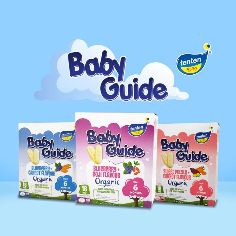 TENTEN BABY GUIDE ORGANIC RUSK | Shopee Malaysia
