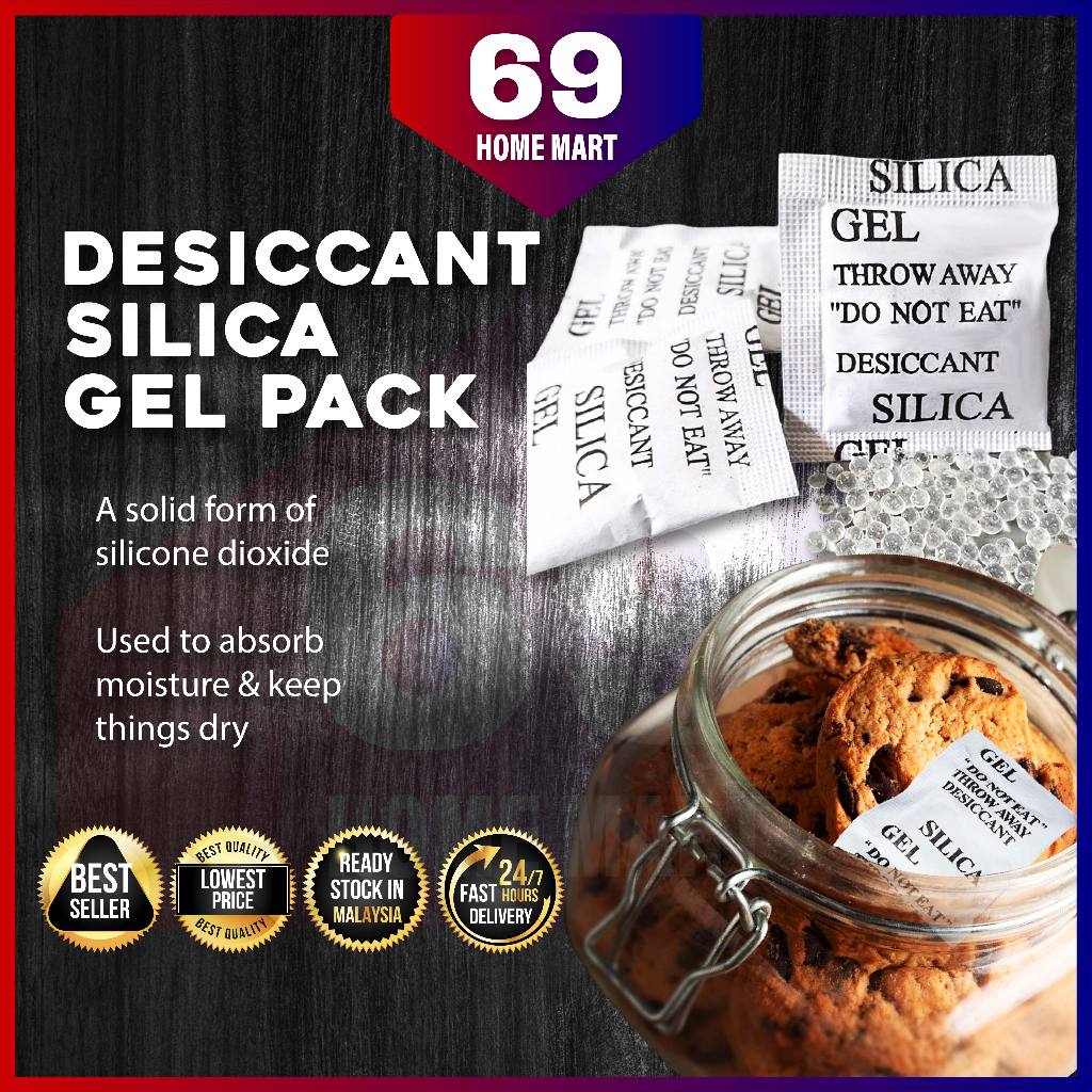 Silica Gel Desiccant Gel Pack For Food Electronics Cosmetics Use Dry