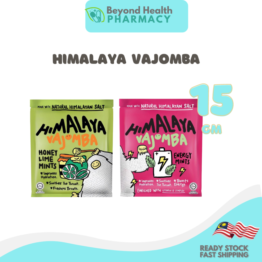 HIMALAYA VAJOMBA HIMALAYAN SALT FLAVOUR HONEY LIME MINTS / ACTIWHOOSH ...