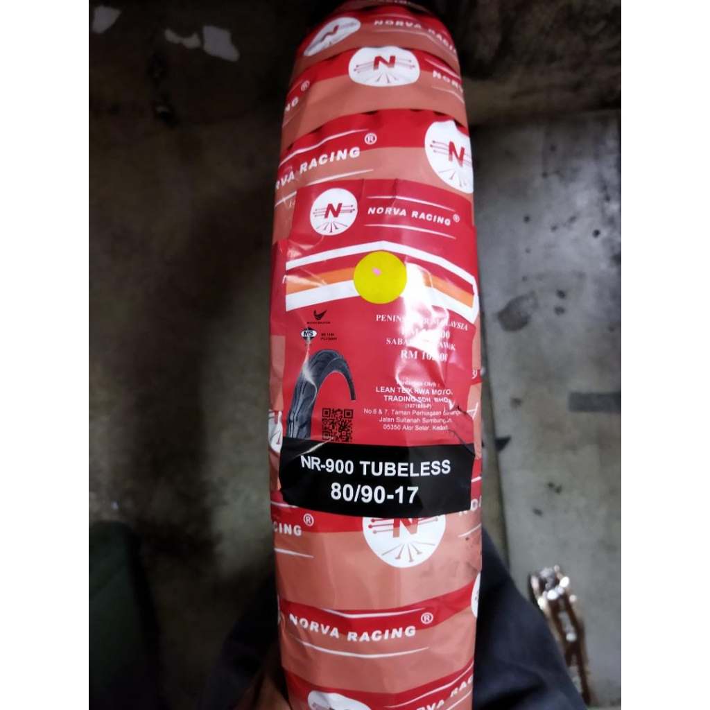Corva Motor Norva Racing Tubeless Tyre NR238, NR100, NR900 Bunga ...