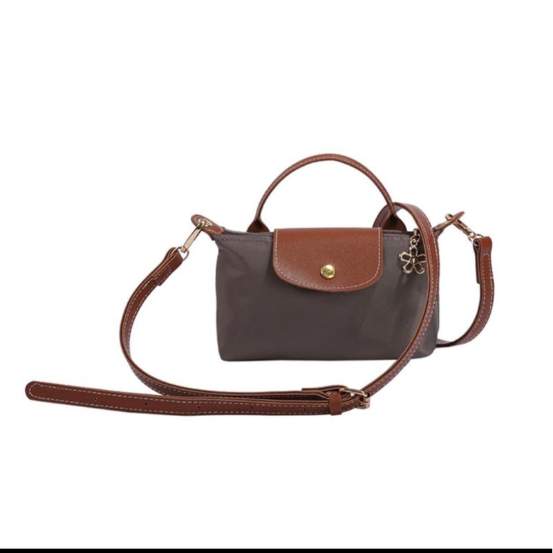 Lazada Shopee LONG CHAMP MINI CROSS BODY NAYLON LADIES BAG