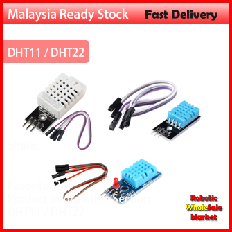 DHT11/ DHT22 Temperature Humidity Moisture Sensor Module | Shopee Malaysia
