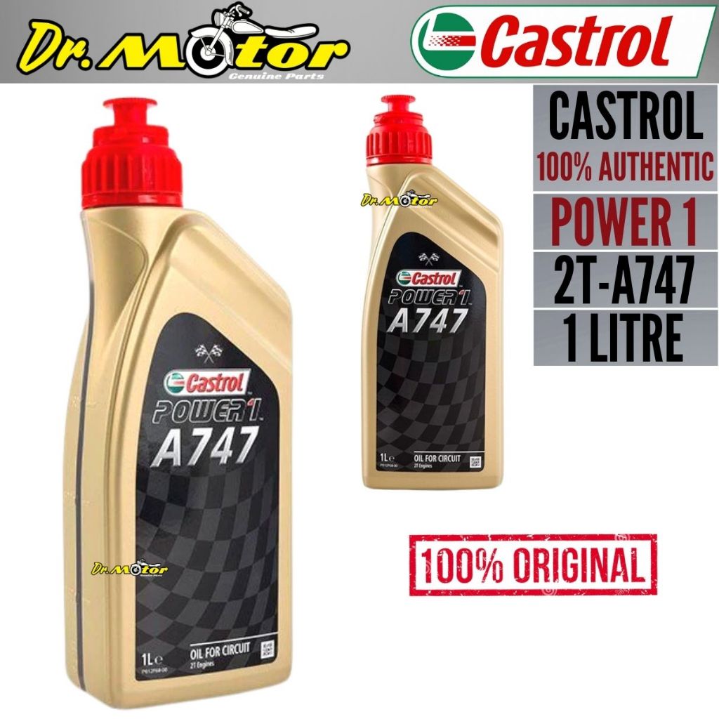 Castrol A747 2T 1 Liter R40 4T power 1 Racing for circuit