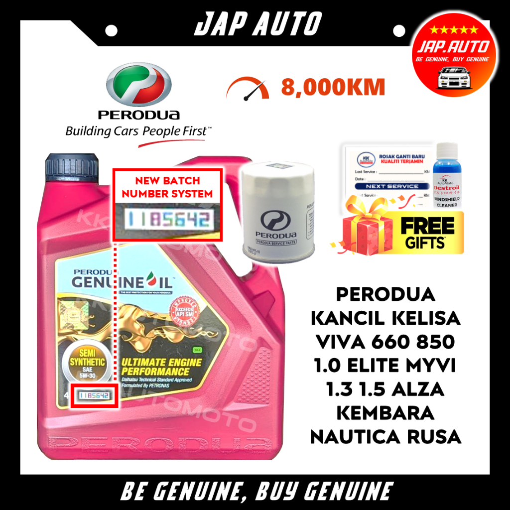 Genuine Semi Synthetic Engine Oil W W L Perodua Kancil Kelisa