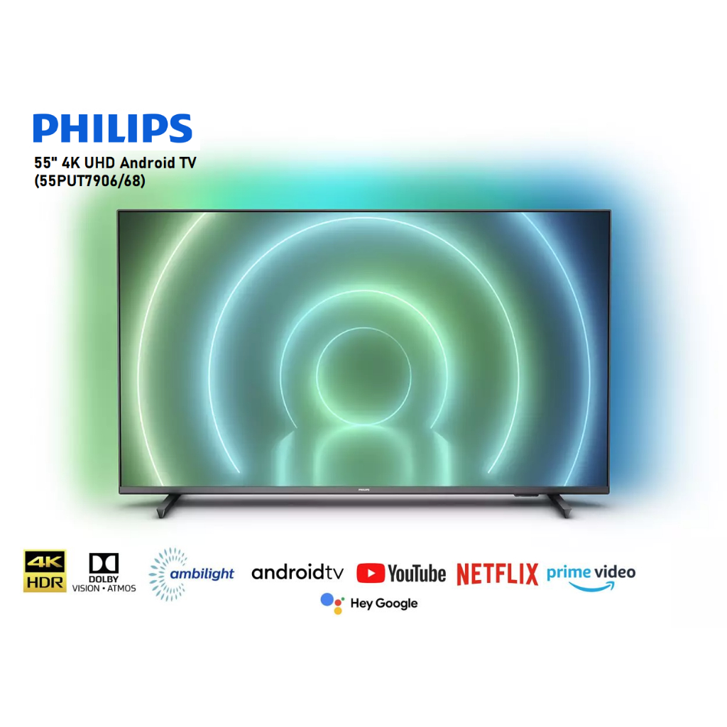 Smart TV Philips Android 55 4K Ambilight — Philips
