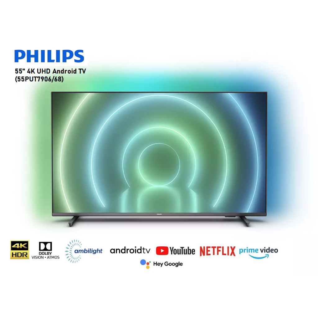 Andoid TV LED 4K UHD Philips Performance Series con Ambilight