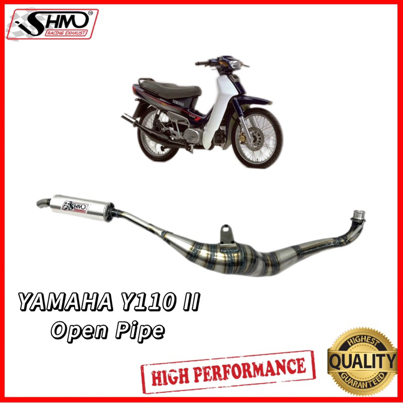 YAMAHA Y110 II 🔥SHM Exhaust🔥 - Open (YAMAHA SS 2) | Shopee Malaysia