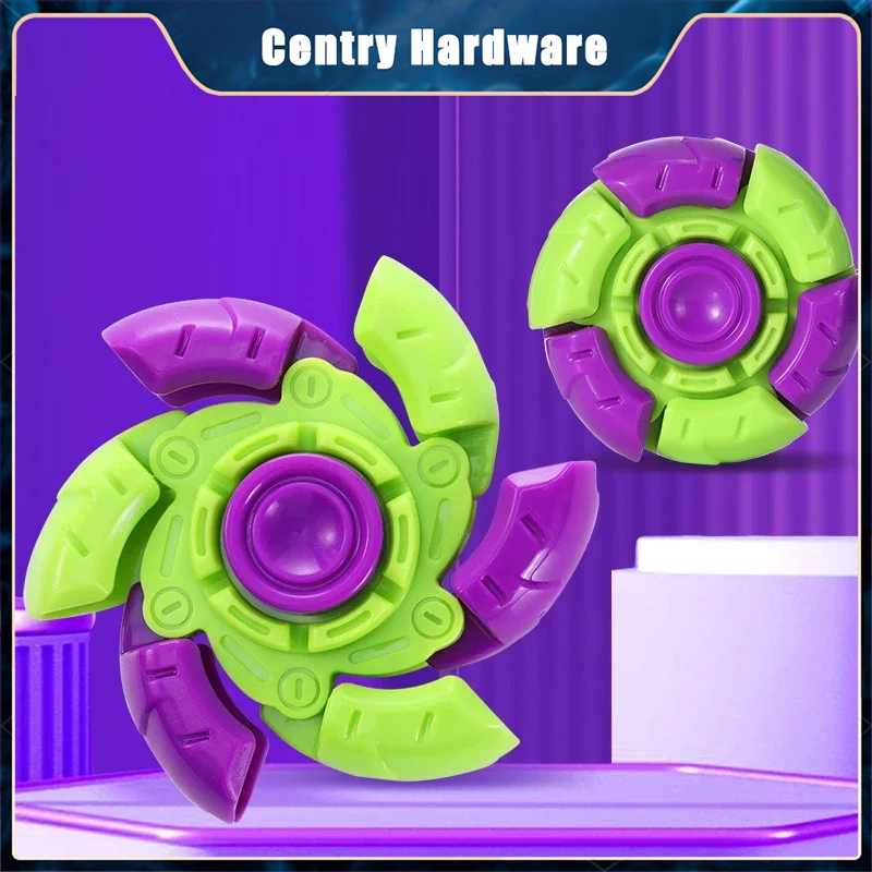 Reduce Pressure Toy, Colorful Rotatable Fidget Spinners, Funny Luminous ...