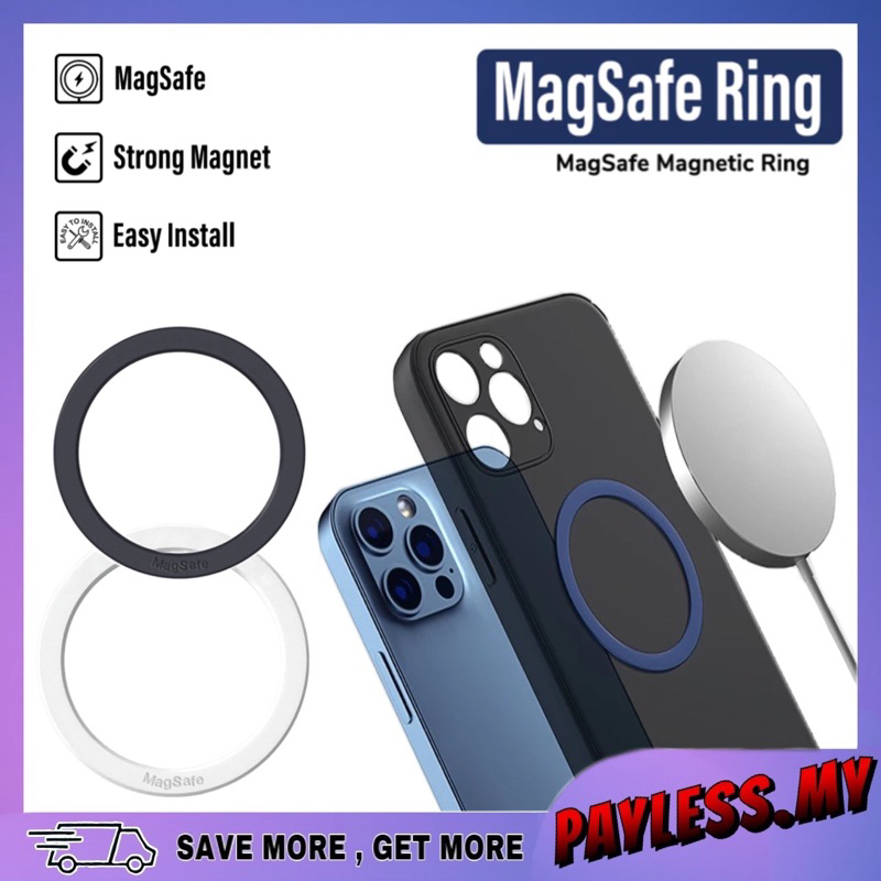 Magsafe Metal Ring For Mobile Phone Case Magnetic Cover For Wireless ...