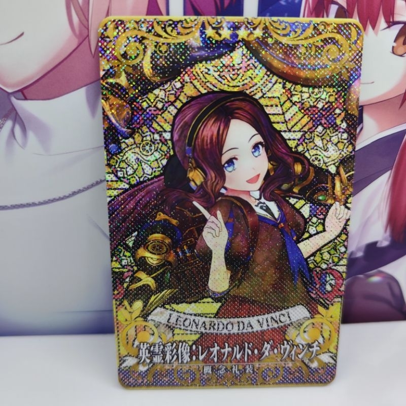 Fgo Da Vinci rider heroic statue shiny card (Fate Grand Order Arcade ...