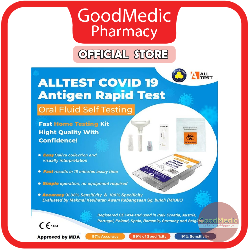 Invoice Provided Alltest Covid19 Antigen Home Test Kit Oral Fluid