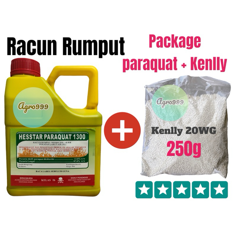(SET) Ready Stock 4L Racun sentuh 13%|Racun lalang&rumput/kopi o/cepat ...