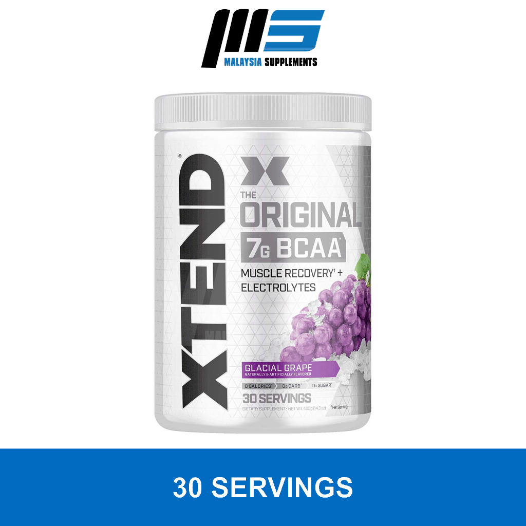 Scivation Xtend Original BCAAs, 30 Servings Post Workout, Amino Acids, Glutamine, BCAAs
