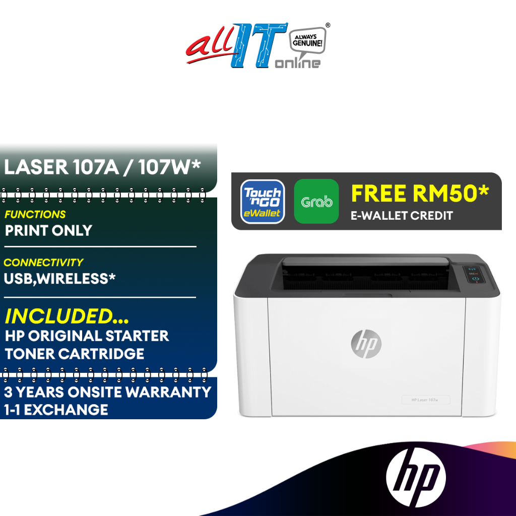 IMPRESORA HP LASER 107W